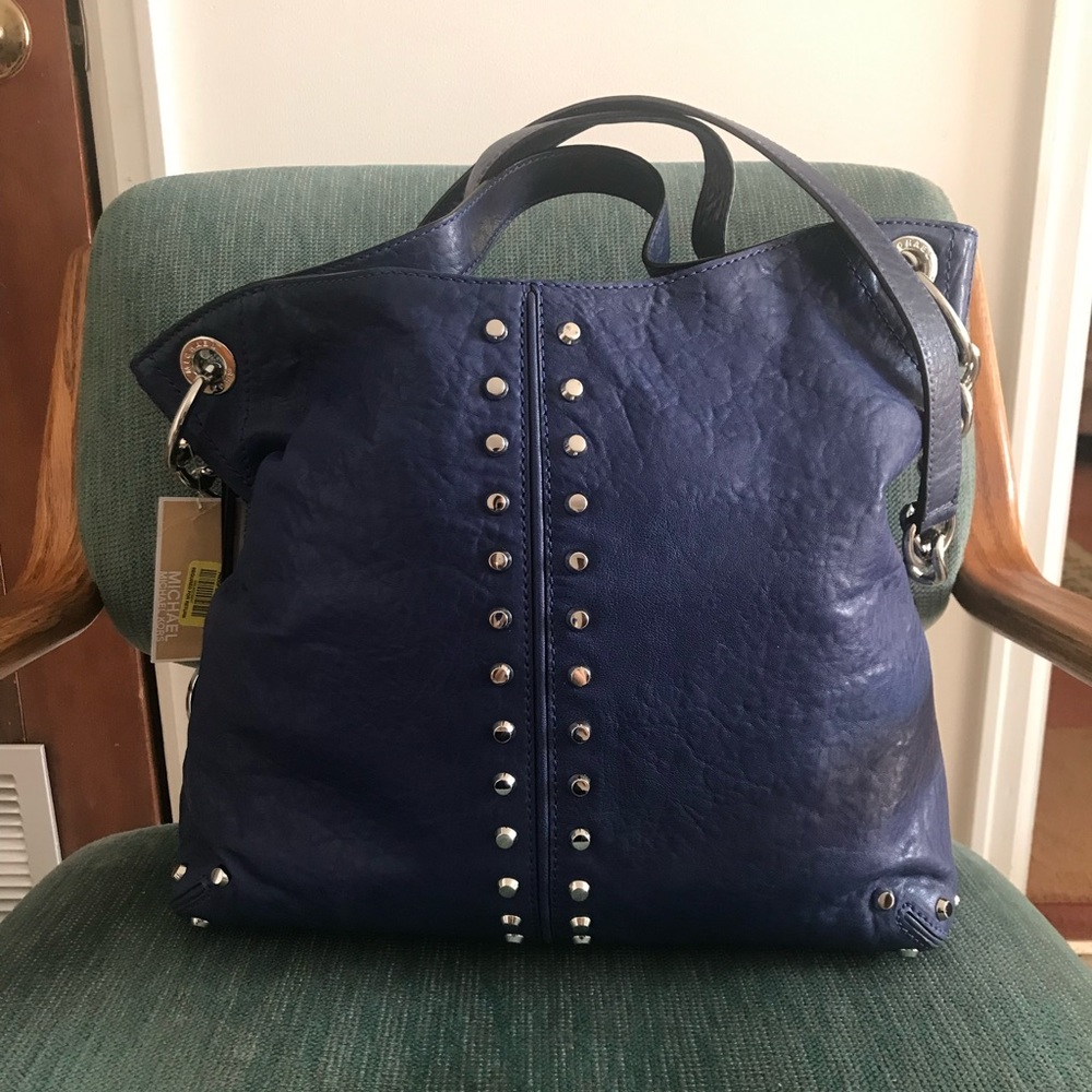 NWT Michael Kors Cobalt Purse - Picture 9 of 10